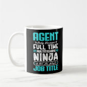 Agent Beruf Beruf Funny Agent Qualifikationen Kaffeetasse (Links)