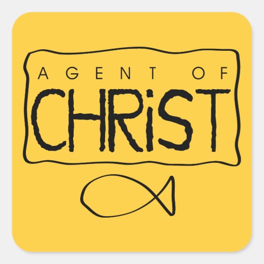 Agent Christi Sticker (Vorderseite)
