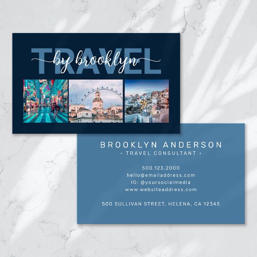 Agent Consultant für Fotocollage Visitenkarte