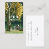 Agent der beruflichen Lebensversicherung Visitenkarte (Vorne/Hinten)