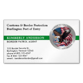 Agent der Bundesstaatlichen Militärpolizei für Gre Magnetische Visitenkarte (Vorderseite)