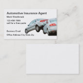 Agent der Kfz-Versicherung Visitenkarte (Vorne/Hinten)