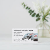Agent der Kfz-Versicherung Visitenkarte (Stehend Vorderseite)