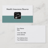 Agent der Krankenversicherung Medical Visitenkarte (Vorne/Hinten)