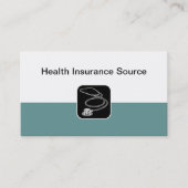 Agent der Krankenversicherung Medical Visitenkarte (Vorderseite)