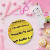 Agent der Papierversicherung für Teller (Party)