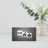 Agent der Versicherungen, Visitenkarte der Agentur (Stehend Vorderseite)