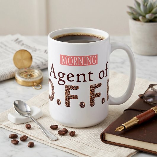Agent des C.O.F.F.E.E Kaffeetasse