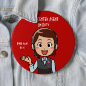 Agent des Call Center Button (Beispiel)