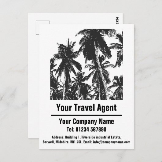 Agent-Design für individuelle Anforderungen Postkarte (Vorne/Hinten)