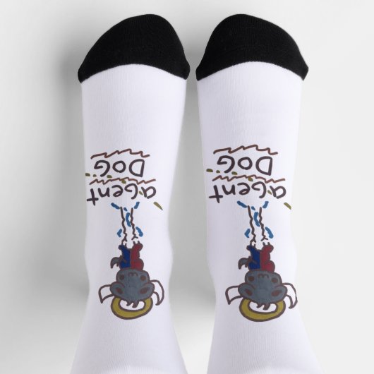agent dog socken (Oben)