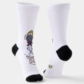 agent dog socken (Gewinkelt)