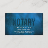 Agent Foto für öffentliche Notare der Marine Visitenkarte (Vorderseite)