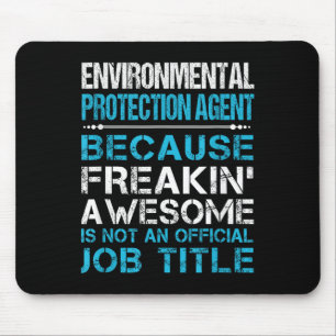 Agent für den Umweltschutz - Phantastische Sicheru Mousepad