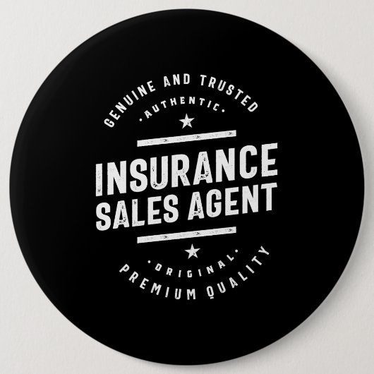 Agent für den Versicherungsverkauf Stellenüberweis Button (Vorderseite)