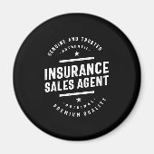 Agent für den Versicherungsverkauf Stellenüberweis Magnet (Vorne)