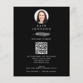 Agent für die Signatur eines Schwarzen Notars - Qu Flyer