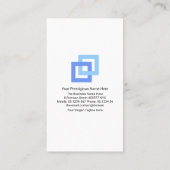 Agent für Export der Blue Logistics Direction Arro Visitenkarte (Rückseite)