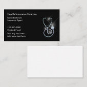 Agent für klassische Krankenversicherung Visitenkarte (Vorne/Hinten)
