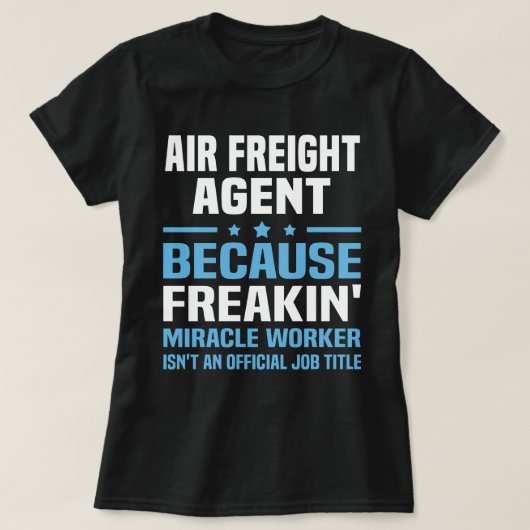 Agent für Luftfracht T-Shirt (Design vorne)