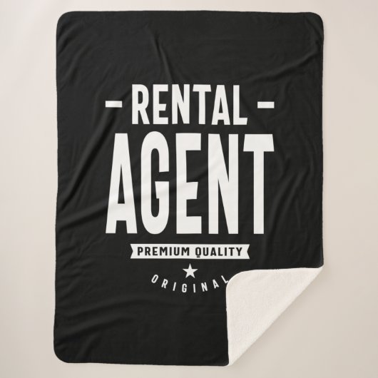 Agent für Miete Sherpadecke (Vorderseite)