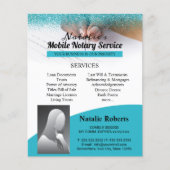 Agent für Notar-Unterschrift für mobiles Notar Tür Flyer (Vorne)