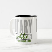 Agent für Notare-Kreditsignierung Zweifarbige Tasse (Vorderseite Links)