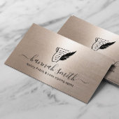 Agent für Notare-Mobilfunk-Signatur Elegant Gold Visitenkarte