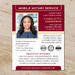 Agent für öffentliche Leihsignaturen für mobile No Flyer<br><div class="desc">Mit diesem klassischen Notary Public Business Flyer erstellen Sie ein berufliches Erscheinungsbild. Eine stilvolle Vorlage, die mit Ihrem Foto, Namen, Details und Logo oder Akkreditierungssymbolen personalisiert ist. Text und Bilder können angepasst oder gelöscht werden, sodass Sie die gewollt Informationen einschließen können. Ein effektiver Weg, um Ihr Geschäft zu fördern und...</div>