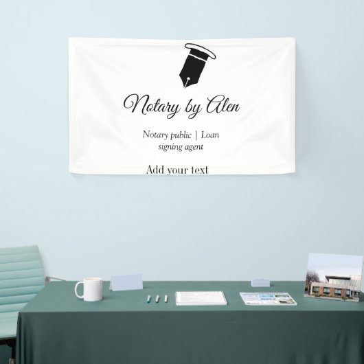 Agent für öffentliche Notare-Darlehen hinzufügen Banner (Messeveranstaltung)