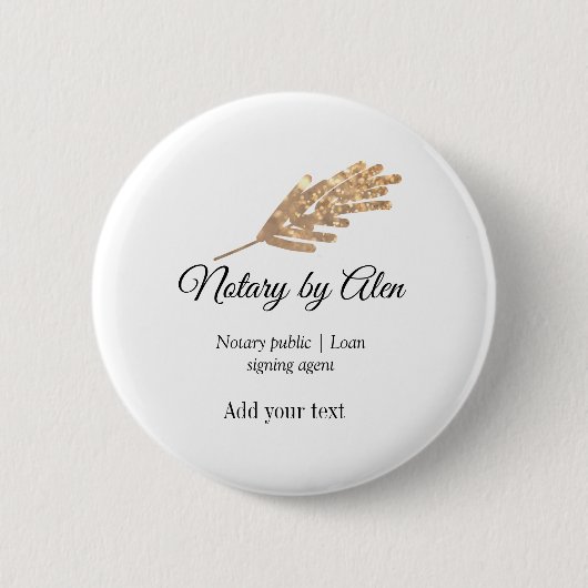 Agent für öffentliche Notare-Darlehen hinzufügen Button (Vorderseite)