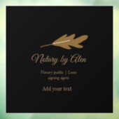 Agent für öffentliche Notare-Darlehen hinzufügen Fensteraufkleber (Blatt 3)