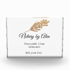 Agent für öffentliche Notare-Darlehen hinzufügen Fotoblock