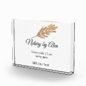 Agent für öffentliche Notare-Darlehen hinzufügen Fotoblock (Rechts)