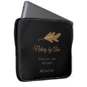 Agent für öffentliche Notare-Darlehen hinzufügen Laptopschutzhülle (Vorne Rechts)