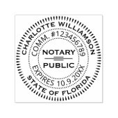 Agent für öffentliche Notariatsdarlehen Permastempel (Design)