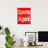Agent für Sport Poster (Heimbüro)