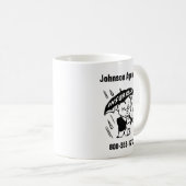 Agent für Versicherungen oder Agentur 2 anpassen Kaffeetasse (VorderseiteRechts)