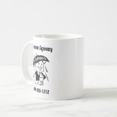 Agent für Versicherungen oder Agentur 2 anpassen Kaffeetasse (Vorderseite Links)