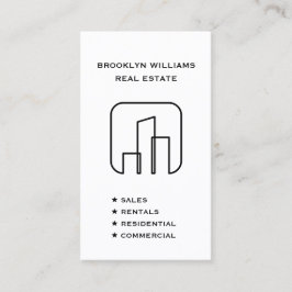 Agent für vertikale Echtzeit-Anwesen - Social Medi Visitenkarte