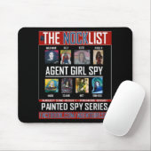 AGENT GIRL SPY MOUSEPAD (Mit Mouse)