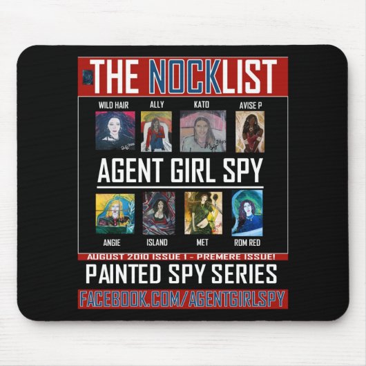AGENT GIRL SPY MOUSEPAD (Vorne)