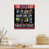 AGENT GIRL SPY POSTER (Küche)