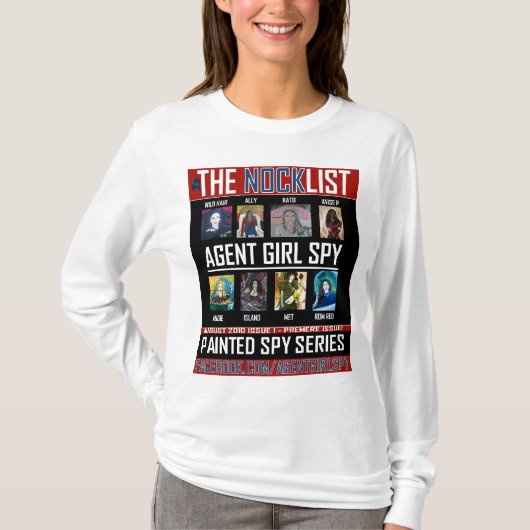 AGENT GIRL SPY T-Shirt (Vorderseite)