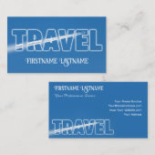 Agent-Himmelsflugzeug Visitenkarte (Vorne/Hinten)