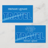 Agent-Himmelsflugzeug Visitenkarte (Vorne/Hinten)