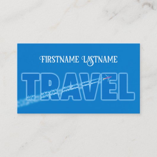 Agent-Himmelsflugzeug Visitenkarte (Vorderseite)