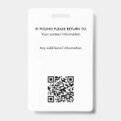 Agent-ID-Plum Gold Ausweis (Rückseite)