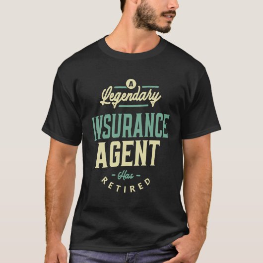 Agent im Versicherungswesen - Berufstätigkeit zum T-Shirt (Vorderseite)