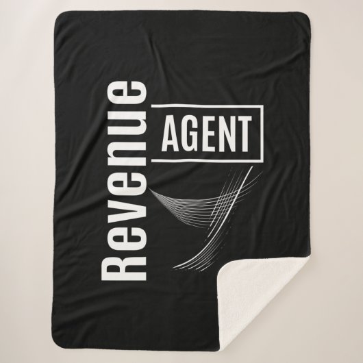 Agent Job Titel Geschenk Sherpadecke (Vorderseite)